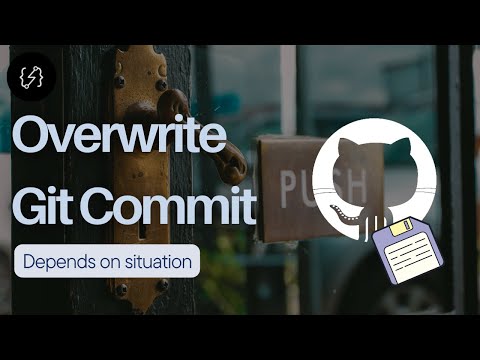 How to overwrite commit in git