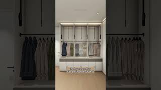 Top Wardrobe Trends for a Modern Bedroom #Wardrobe #BedroomStorage #SolidWoodFurniture