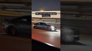 Mustang GT Catless longtube headers, x pipe, dual straight pipes