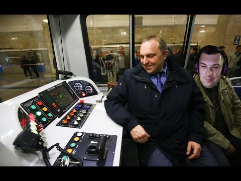Состав метро, проехал станцию и попал в депо. Subway Simulator 2019