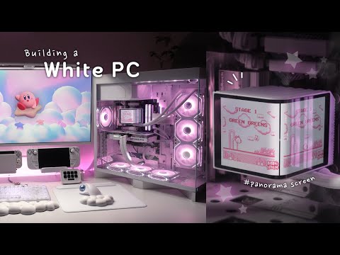 Building white pc for my friend🍥🤍 | TRYX panorama 360, LUCA L70