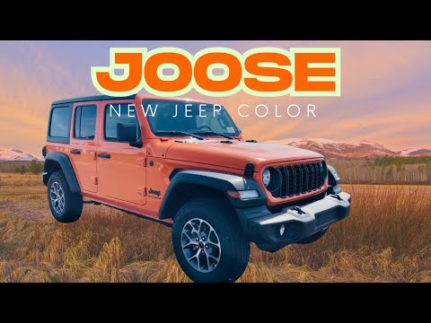 Jeep Wrangler’s 2025 version of orange. Joose!