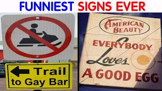 Absolutely Dumb Signs For Those In Need Of A Good Laugh  video compilation #64