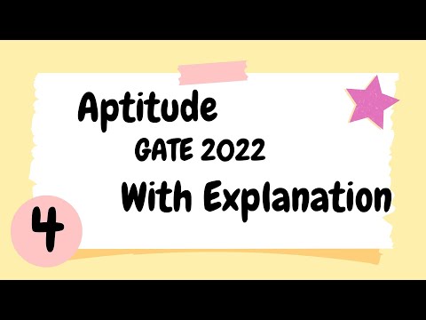 With Explanation || Aptitude PART-4 || PYQ || GATE 2022 || True Visionaries