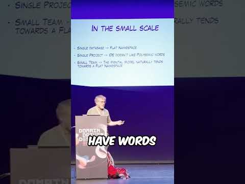 Forces leading to the monolith in the small scale • DDD • Alberto Brandolini #dev #startup