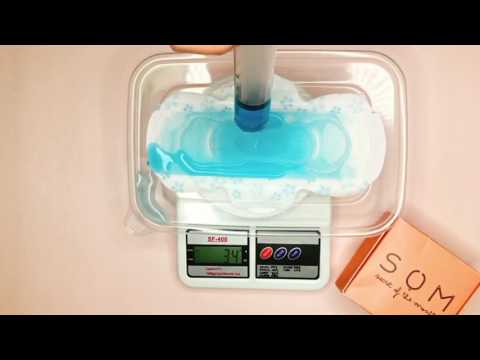 Korean Sanitary Pad Review #4 White Secret Hole Lavender   Test 2