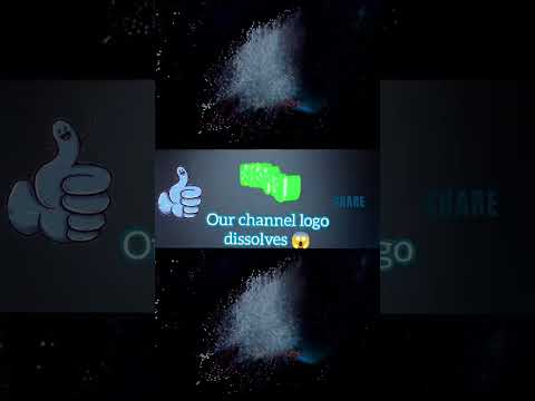 Our Channel Logo Dissolves 😱😱 #logodissolved #logo #editing #shorts #shortvideo