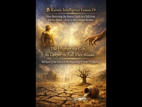 🕉️ Karmic Intelligence Lesson 19 — How Betraying the Source Leads to a Fall from Divine Status