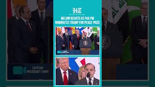 Italian PM Meloni’s Priceless Reaction As Pak PM Shehbaz Sharif Nominates Trump For Nobel Peace
