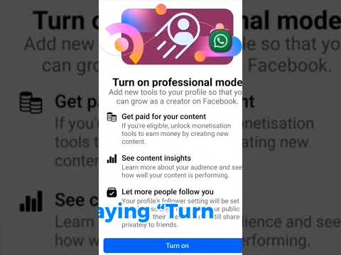 How to switch your profile to professional mode on Facebook #digitalindependence #digitalfreedom