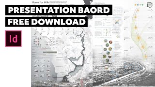 Architecture Presentation Board Layouts FREE DOWNLOAD | InDesign Tutorial