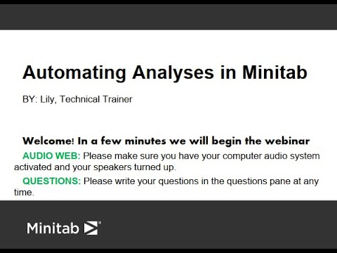 Minitab Automation for SPC Monitoring Webinar
