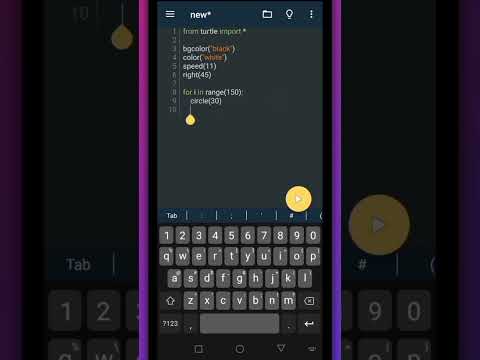Making infinity symbol in python turtle #shorts #bajrangcoders #infinity #python