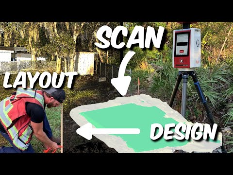 LiDAR to Design to Survey Layout - Riegl VZ600i