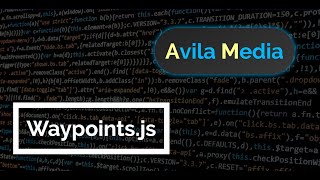 Interactive Web Design with Waypoints.js