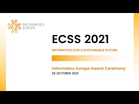 ECSS 2021: Informatics Europe Awards Ceremony