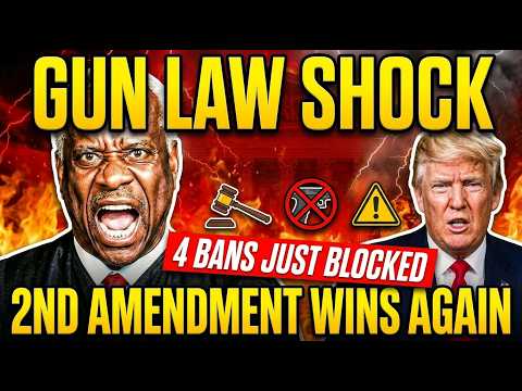 Gun Law Shock: Federal Judge Just Blocked 4 State Gun Bans — 2nd Amendment Wins Again