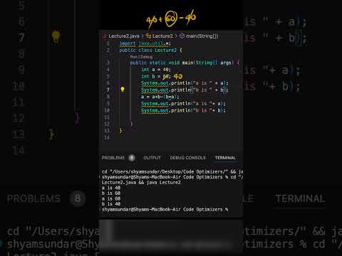 Java Interview Questions | Swapping 2 numbers | Method 5