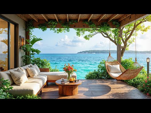 🎶Smooth Ocean Breeze Jazz | Relaxing Piano & Tranquil Seaside Escape for Deep Relaxation