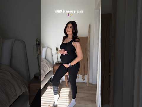GRWM #24weekspregnant 🤰🏽✨🙆🏽‍♀️!! #pregnancytips #pregnancyjourney #pregnantlife #2ndtrimester