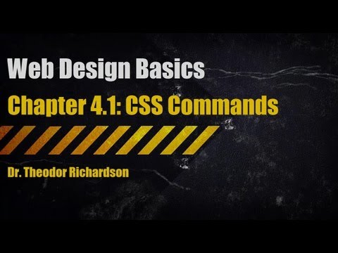 Web Design Basics: CSS Commands