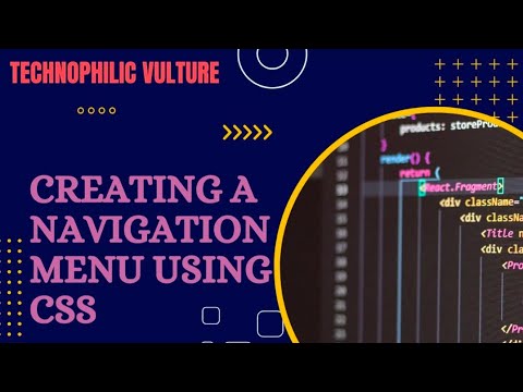 Creating a Navigation Menu using CSS|HTML|CSS|Web Development Full Course in Kannada