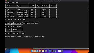 MySQL:  SELECT Statement