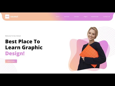 Educational website landing page code using Html Css JavaScript bootstrap | Zero Cyber