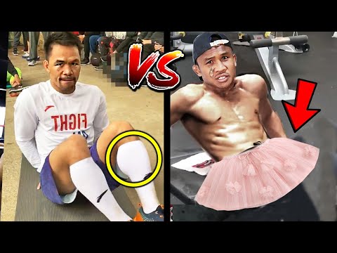⚠️PACQUIAO vs BUAKAW SIDE BY SIDE TRAINING COMPARISON *PADS, HEAVY BAG, STRENGTH* BOXING v MUAY THAI