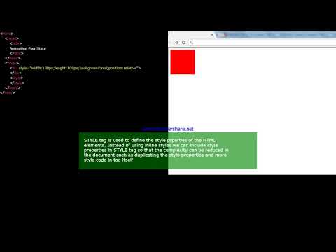animation play state property in css