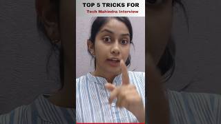 Top 5 trick to crack Tech Mahindra Interviews 🤯 | Tech Mahindra Recruitment | #trendingshorts
