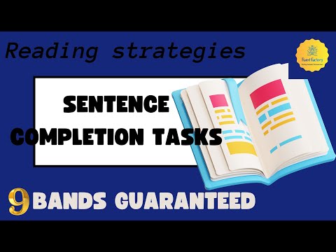 IELTS Reading Test- Sentence Completion Tasks