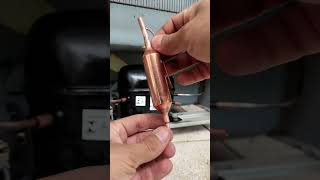 How to Solder a Refrigerator Filter During Compressor Replacement – DIY Repair Tutorial!"
