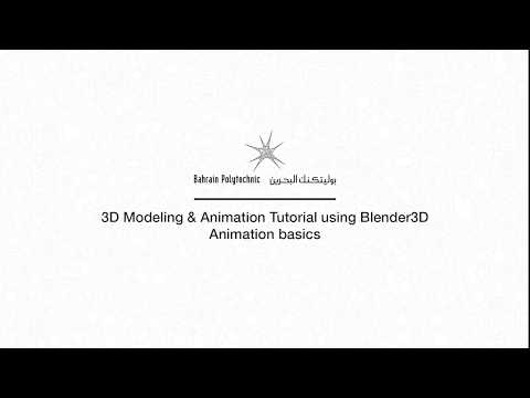 3D Modeling & Animation Tutorial using Blender 3D - Animation basics