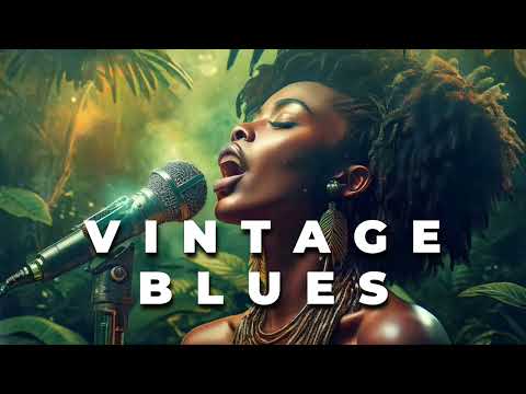 #40 Vintage Blues Music [🎙Raw Soulful Vocals ] Relaxing Night Escape l Retro Classics Style