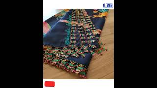 Traditional dupatta designing Ideas in different styles #shorts