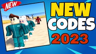 *NEW* ALL WORKING CODES FOR SQUID GAME 2023 | SQUID GAME CODES!! |