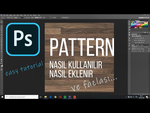 Photoshop Pattern Tutorial | Photoshop'a Yeni Desen Ekleme ve Düzenleme