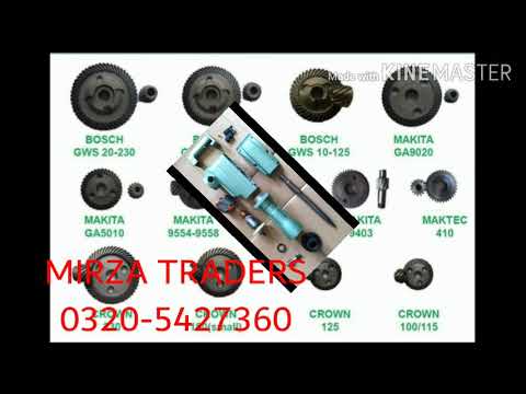 All types of power tools and spare parts available