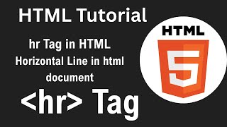 hr Tag in HTML | Horizontal Line | HTML Tutorial For Beginners in HINDI.