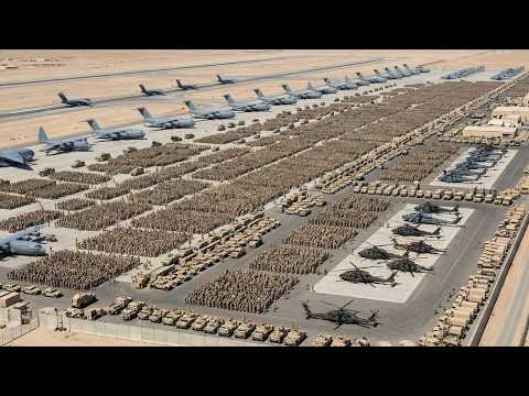 Tensions Rise!! 40,000 US Troops and  Armored Vehicles Now on Iran's Doorstep