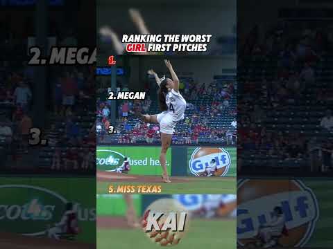 Ranking the WORST Girl First Pitches