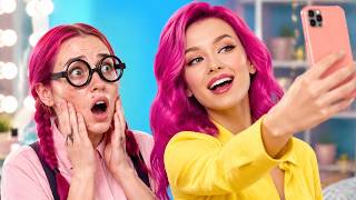 FROM NERD TO POPULAR TikToker | Extreme Makeover Challenge by 123GO! SCHOOL