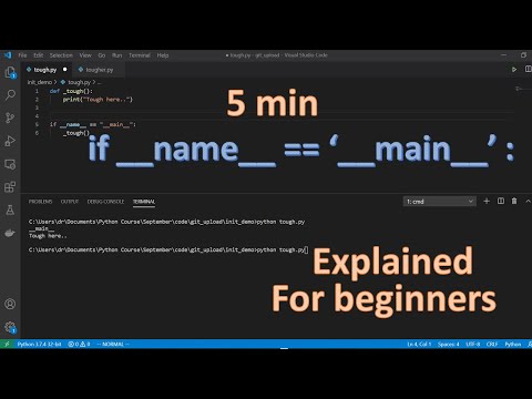 Python basics: What is if __name__ == __main__ ?? for beginners