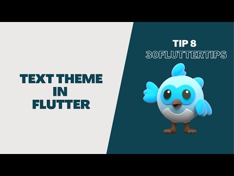 Text Theme In Flutter | Tip 8 | 30 Flutter Tips | Lakshydeep Vikram