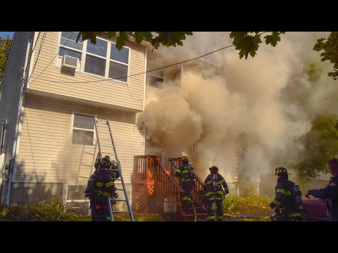 Breaking: Two People Rescues From House Fire (Central Islip, NY)