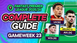 FPL GW23 COMPLETE GUIDE ⁉️ Predicting Man City's Lineup 🔮 | Fantasy Premier League Tips 2025/26