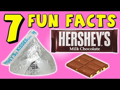 7 FUN FACTS ABOUT HERSHEY'S CHOCOLATE! FACTS FOR KIDS! Hershey's Kisses! Learning! Learning Colors!