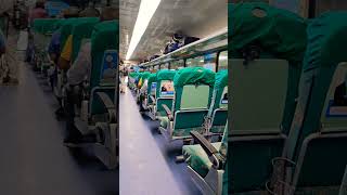 Shatabdi Express car class A/c Coach #Shatabdi #Train #CC #Indian #Railways