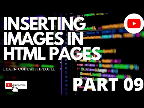 How to inserting images in HTML Pages || Code with people